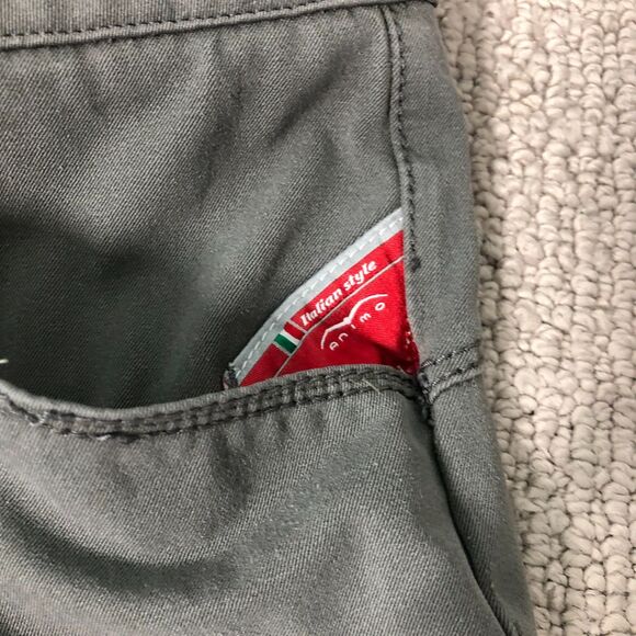 Animo Breeches Womens Gray Size IT 50 Knee Grip Italy Horse Riding READ - Picture 3 of 15